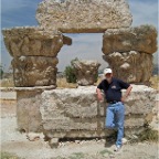 dan at Amman roman ruin