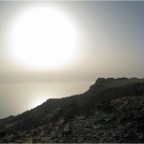 dead sea sunset early