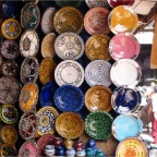 colorful souks plates