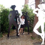 nazy in castle sculpture portofino july 22 2009