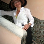 on staircase with tiles nazy