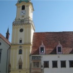 Church in main square slovakia