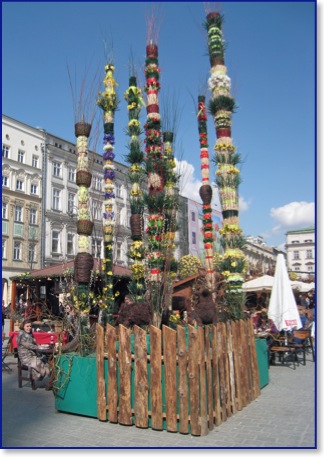 Easter decorations in Krakow